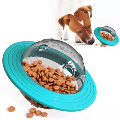 ホットペット用品犬インタラクティブ Iq トレーニング食品漏れおもちゃスローフィーダー UFO 犬スロー